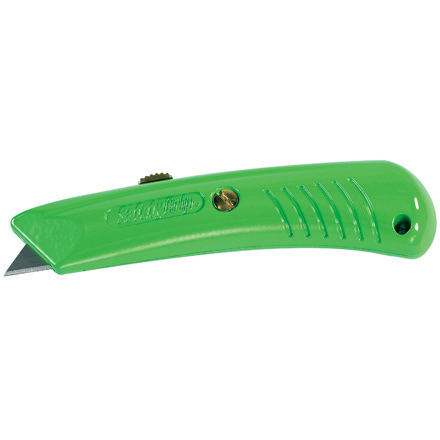 RSG-383 Safety Grip Utility Knife - Neon Green